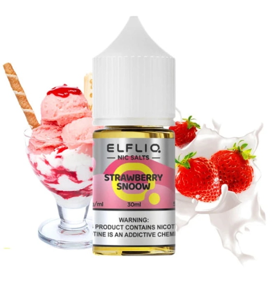 Сольова рідина Elf Bar Elf Liq 30 мл 50 мг Strawberry Snoow (Сніжна Полуниця)