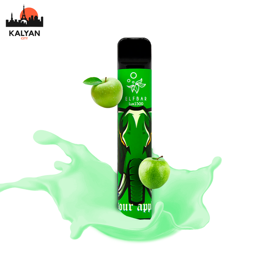 ELF BAR LUX 1500 Sour Apple (Кисле Яблуко)