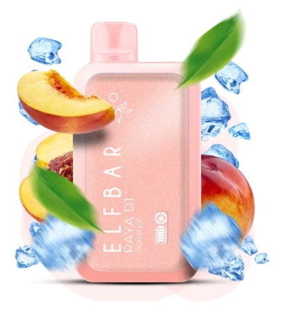 ELF BAR RAYA D1 Peach Ice (Персик Лід)