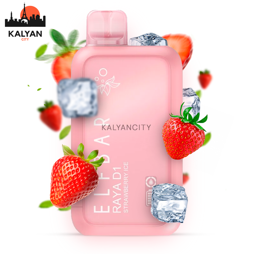 ELF BAR RAYA D1 Strawberry Ice (Полуниця Лід)