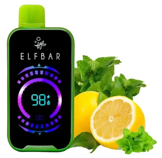 Одноразка ELF BAR RAYA D2 20 000 Lemon Mint (Лимон мята)