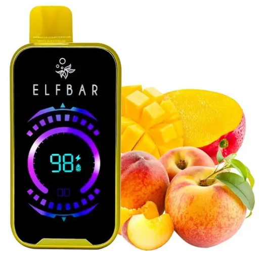 Одноразка ELF BAR RAYA D2 20 000 Mango Peach (Манго персик)