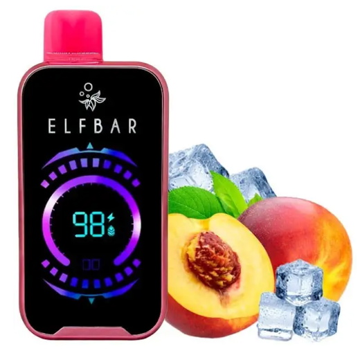 Одноразка ELF BAR RAYA D2 20 000 Peach Ice (Персик лід)