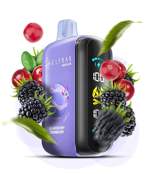 ELF BAR RAYA D3 25 000 Blackberry Cranberry (Ожина Журавлина)