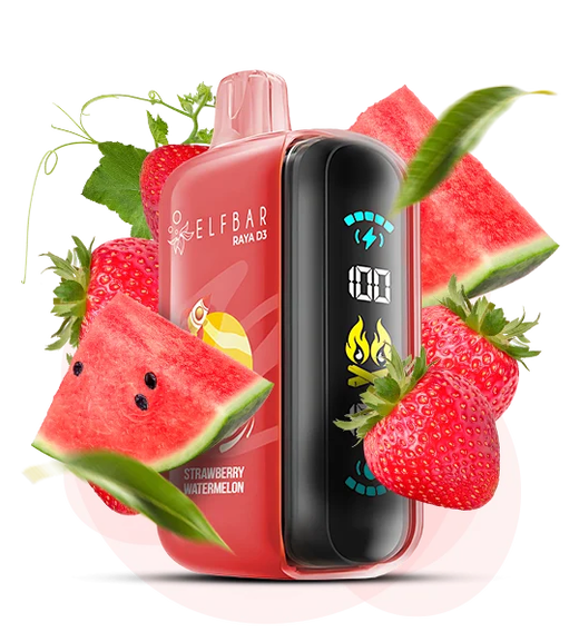 ELF BAR RAYA D3 25 000 Strawberry Watermelon (Клубника Арбуз)