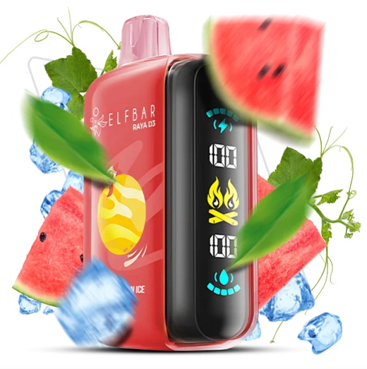 Одноразка ELF BAR RAYA D3 25 000 Watermelon Ice (Арбуз лёд)