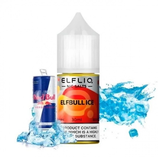 Жидкость ELFLIQ Elfbull Ice (Энергетик) 30 мл 50 мг