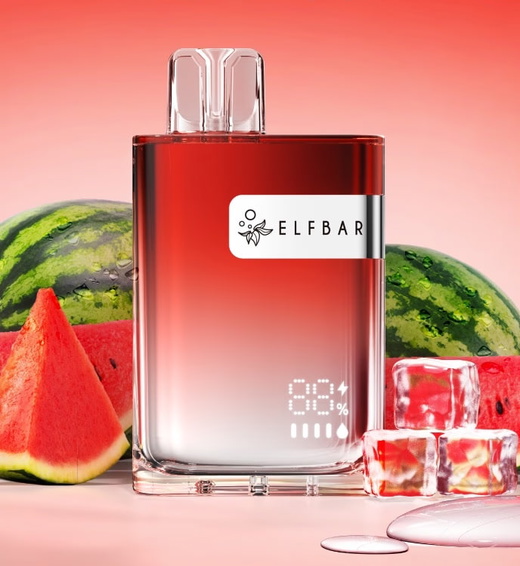 Одноразка ELFBAR CR8000 Watermelon Ice (Холодный арбуз)