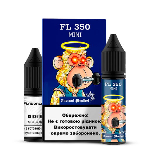 Набір Flavorlab FL350 mini без нікотину Currant Menthol (Смородина ментол) 15 мл