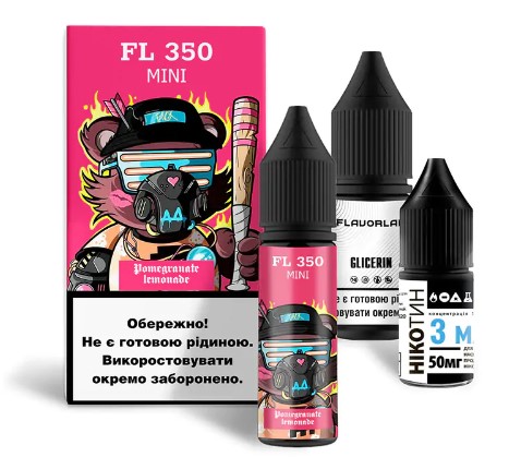 Набір Flavorlab FL350 mini Pomergranate Lemonade (Гранатовий лимонад) 15 мл