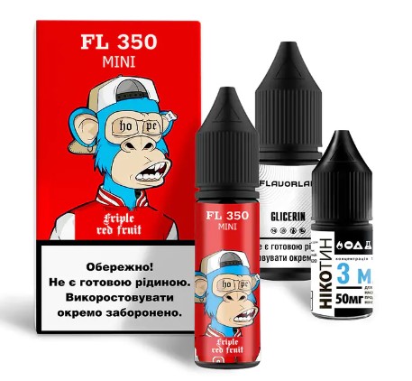 Набор Flavorlab FL350 mini Triple red fruit (Арбуз вишня клубника) 15 мл