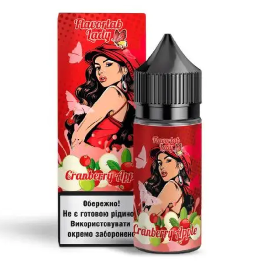 Ароматизатор Flavorlab Lady 12мл Cranberry Apple (Журавлина Кисле яблуко)