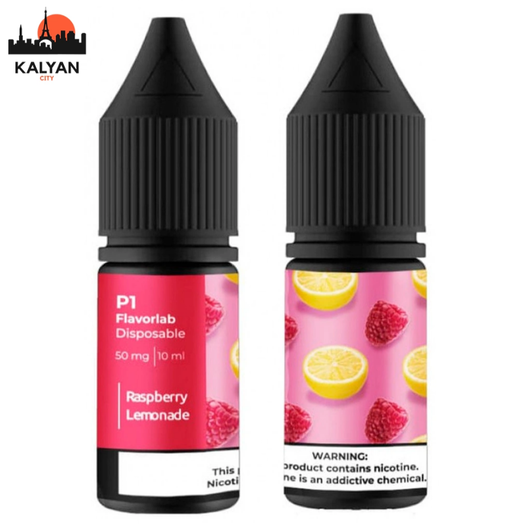 Набір сольової рідини Flavorlab P1 Raspberry Lemonade (Малина Лимонад) 10мл 65мг