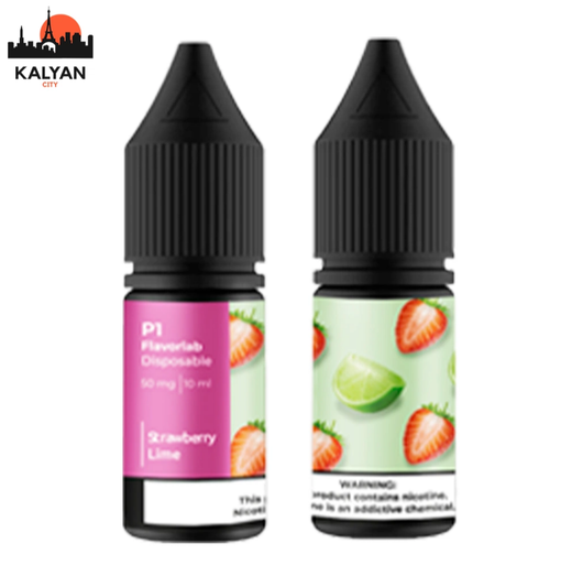 Набор солевой жидкости Flavorlab P1 Strawberry Lime (Клубника Лайм) 10мл 65мг