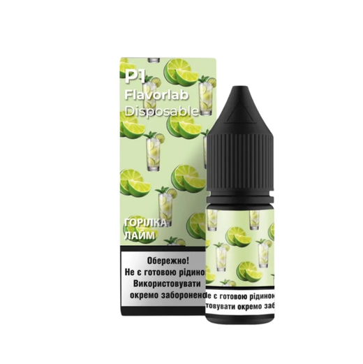Набор солевой жидкости Flavorlab P1 Vodka Lime (Водка Лайм) 10 мл 65 мг