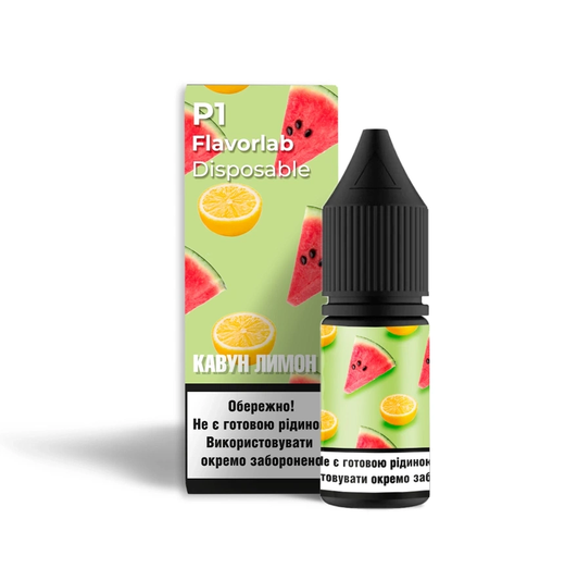 Набор солевой жидкости Flavorlab P1 Watermelon Lemon (Арбуз Лимон) 10 мл 65 мг