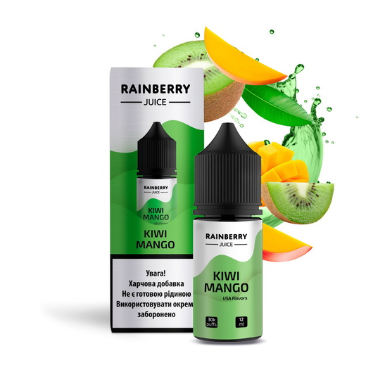 Набор солевой жидкости Flavorlab Rainberry Kiwi Mango (Киви Манго) 30 мл 50 мг