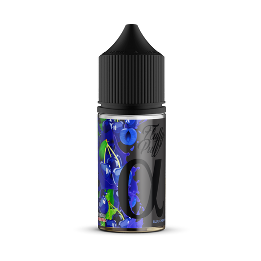 Набор солевой жидкости Fluffy Puff Alpha Blue Cherry (Синяя вишня) 30 мл 25 мг