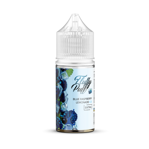 Набір Fluffy Puff без нікотину Blue Raspberry Lemonade Ice (Лимонад з блакитною малиною Лід) 30 мл 0 мг