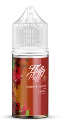 Набір сольової рідини Fluffy Puff Cherry Tobacco (Вишневий тютюн) 30мл 25мг