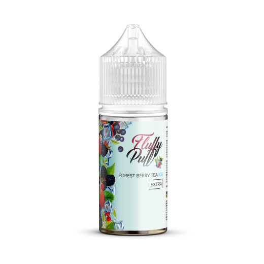 Набор Fluffy Puff без никотина Forest Berry Tea Ice (Чай с лесными ягодами Лед) 30 мл 0 мг