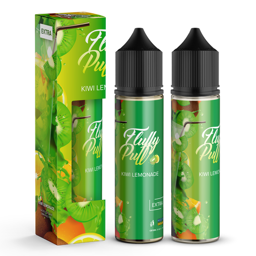 Набір Fluffy Puff без нікотину Kiwi Lemonade (Ківі Лимонад) 60 мл 0 мг