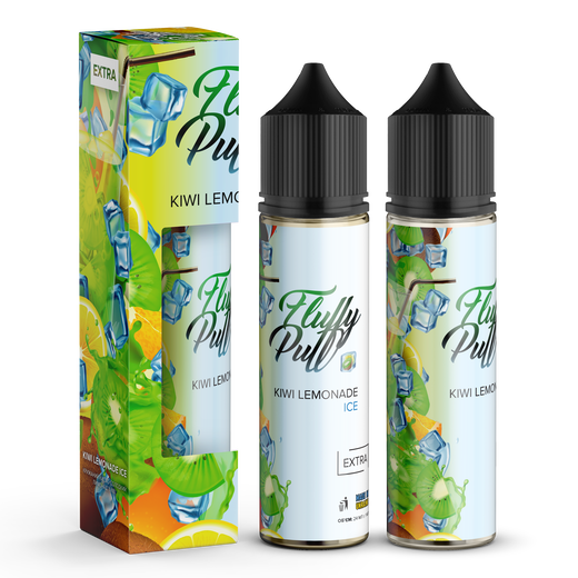 Набір Fluffy Puff без нікотину Kiwi Lemonade Ice (Ківі Лимонад Лід) 60 мл 0 мг