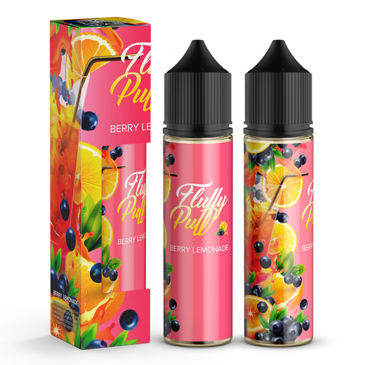 Набір органічної рідини Fluffy Puff Berry Lemonade (Ягідний лимонад) 60 мл 3 мг