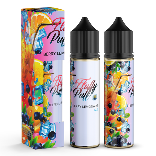 Набір органічної рідини Fluffy Puff Berry Lemonade Ice (Ягідний лимонад Лід) 60 мл 3 мг