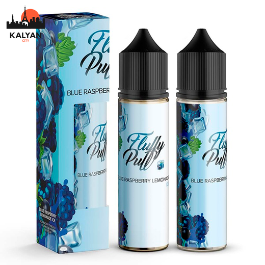 Набор Fluffy Puff Органика Blue Raspberry Lemonade Ice (Лимонад с голубики с холодком) 60 мл 1 мг