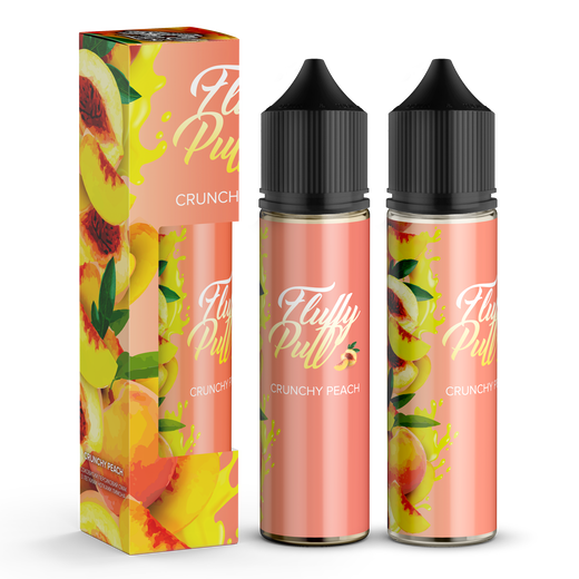 Набір органічної рідини Fluffy Puff Crunchy Peach (Хрусткий персик) 60 мл 3 мг