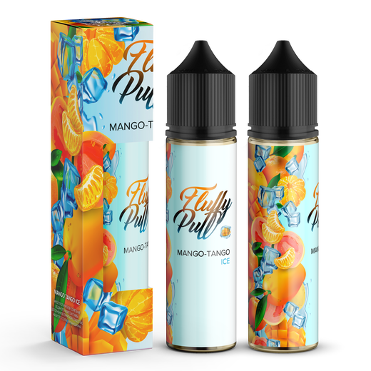 Набор органической жидкости Fluffy Puff Mango Tango Ice (Манго Гуава Мандарин Лед) 60 мл 1 мг