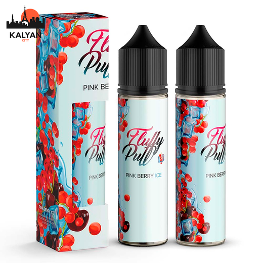 Набір Fluffy Puff Органіка Pink Berry Ice (Мікс лісових ягід з холодком) 60 мл 1 мг