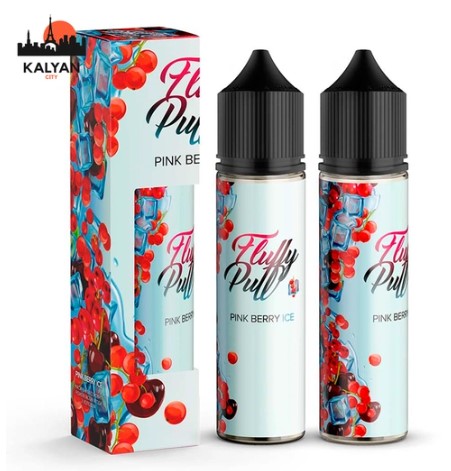 Набор органической жидкости Fluffy Puff Pink Berry Ice (Розовые ягоды Лед) 60 мл 3 мг