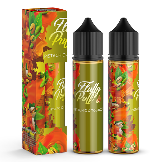 Набір органічної рідини Fluffy Puff Pistachio Tobacco (Фісташка Тютюн) 60 мл 3 мг