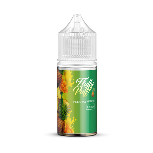 Набір Fluffy Puff без нікотину Pineapple Mango (Ананас Манго) 30 мл 0 мг