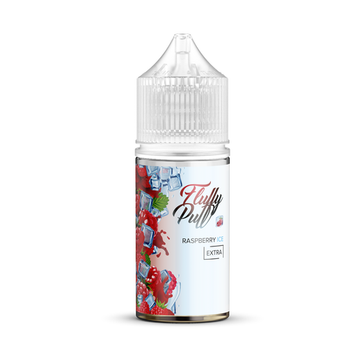 Набір Fluffy Puff без нікотину Raspberry Ice (Малина Лід) 30 мл 0 мг