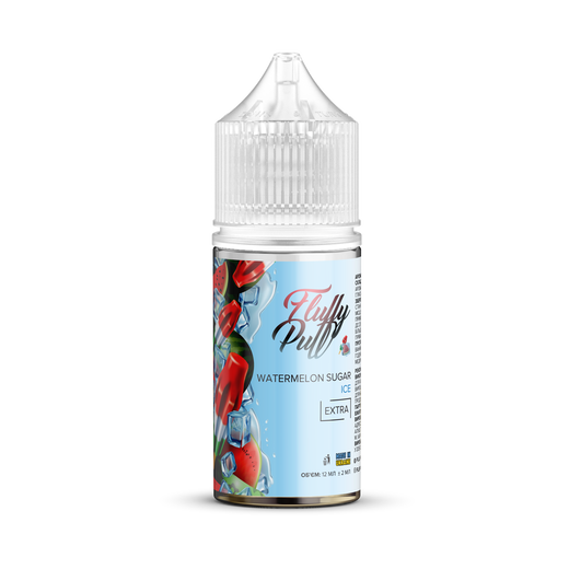 Набор Fluffy Puff без никотина Watermelon Sugar Ice (Сладкий арбуз Лед) 30 мл 0 мг