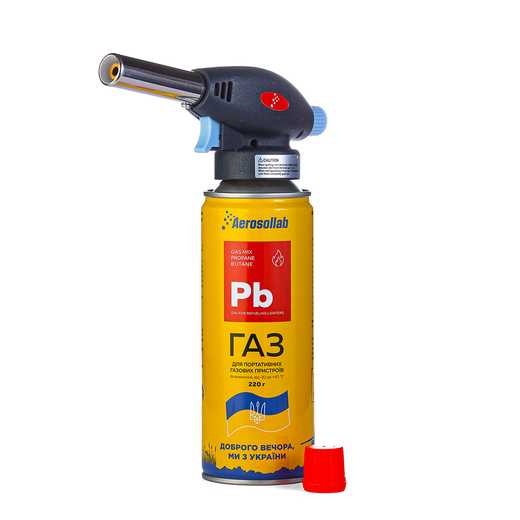 Газ для портативних газових приладів Aerosollab Pb, 220г