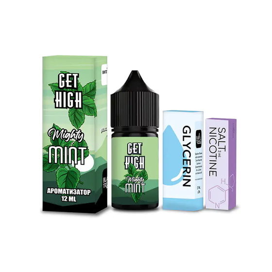 Набор солевой жидкости Get High Mighty Mint (Мята) 30 мл 50 мг