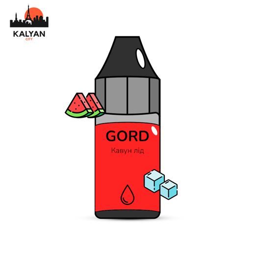 Жидкость Gord Watermelon ice (Арбуз Лёд) 30 мл 50 мг