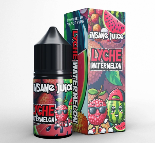 Набор солевой жидкости Insane Juice Lychee Watermelon (Личи Арбуз) 30 мл 50 мг