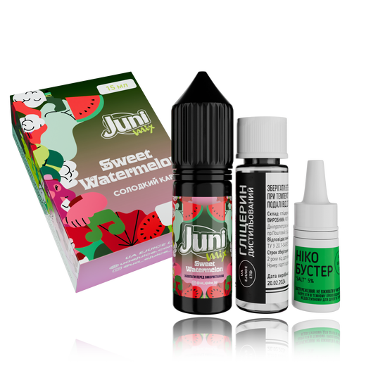 Набір Juni Mix HYBRID Sweet Watermelon (Солодкий Кавун) 15мл 65мг