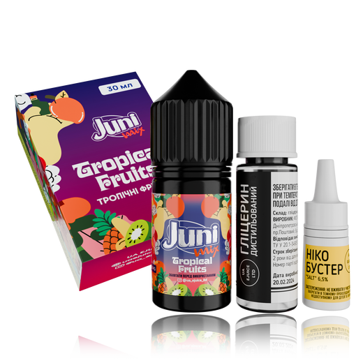 Набір Juni Mix HYBRID Tropical Fruits (Тропічні фрукти) 30мл 50мг