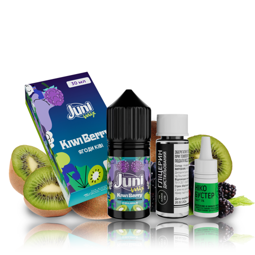 Набор Juni Mix Kiwi Berry (Киви Ягоды) 30мл 50мг