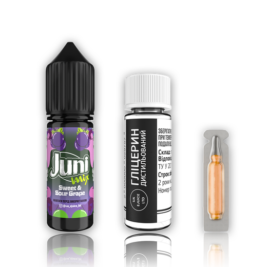 Набір Juni Mix Sweet Sour Grape (Солодкий Виноград) 15мл 50мг