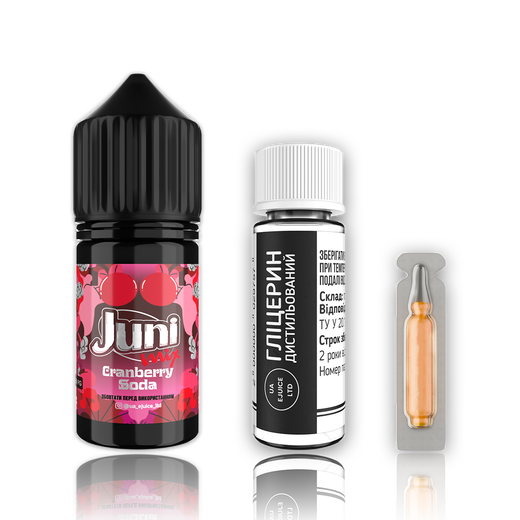 Набір Juni Mix Cranberry Soda (Журавлинна содова 30мл 65мг