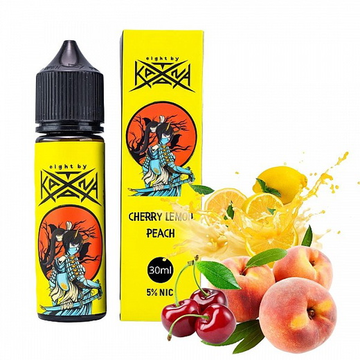 Солевая жидкость Katana Cherry Lemon Peach (Вишня Лимон Персик) 30 мл 50 мг