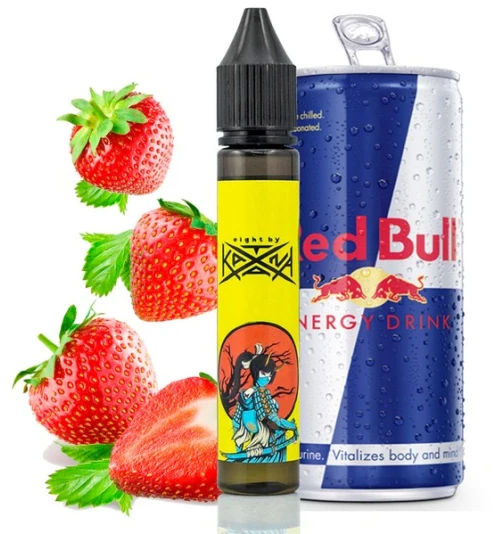 Сольова рідина Katana Strawberry Energy (Полуничний енергетик) 30 мл 50 мг