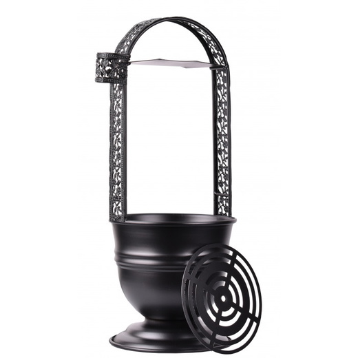 Корзина для вугілля Yahya Matte Black (Чорний)